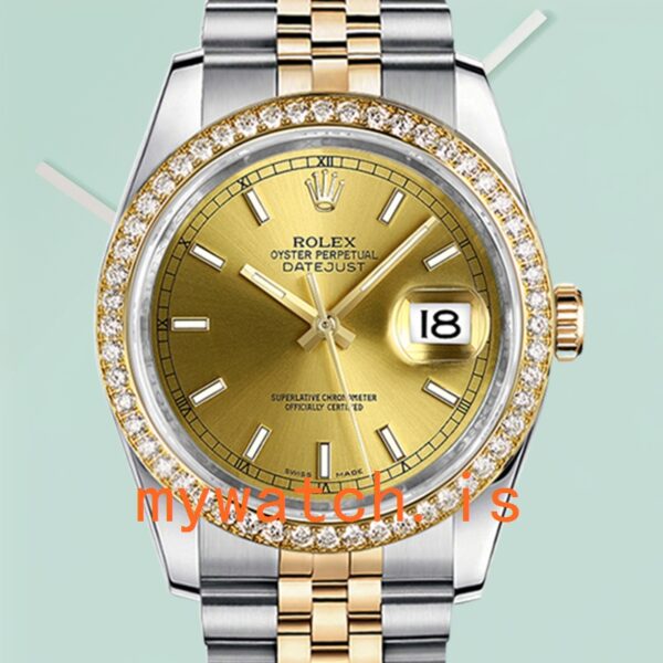 Rolex Datejust 36mm 116243CSJ Men’s Silver-tone