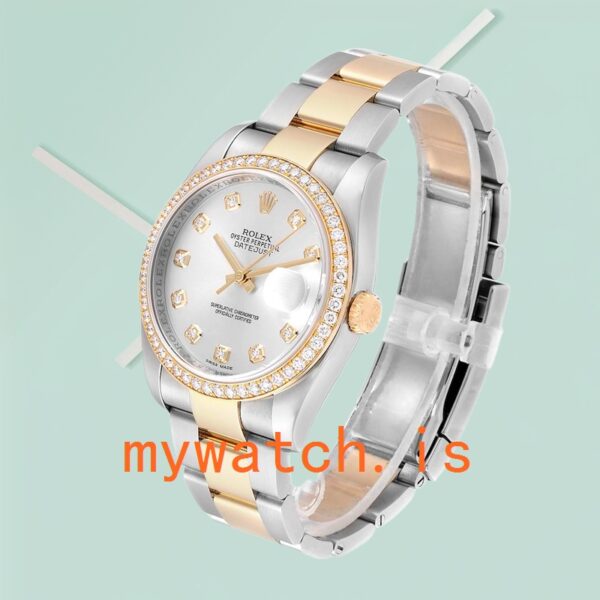 Rolex Datejust 116243SDO 36mm Men’s Automatic Silver Dial - Image 4