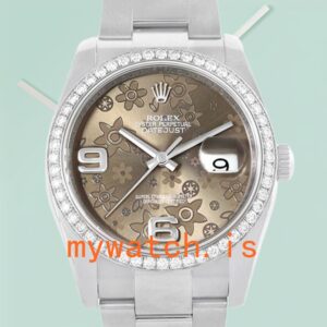 Rolex Datejust 116244BFAO 36mm Men’s Diamond Bezel