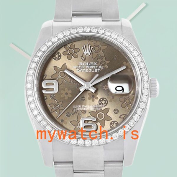 Rolex Datejust 116244BFAO 36mm Men’s Diamond Bezel