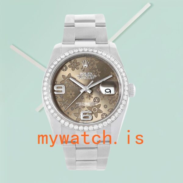 Rolex Datejust 116244BFAO 36mm Men’s Diamond Bezel - Image 2