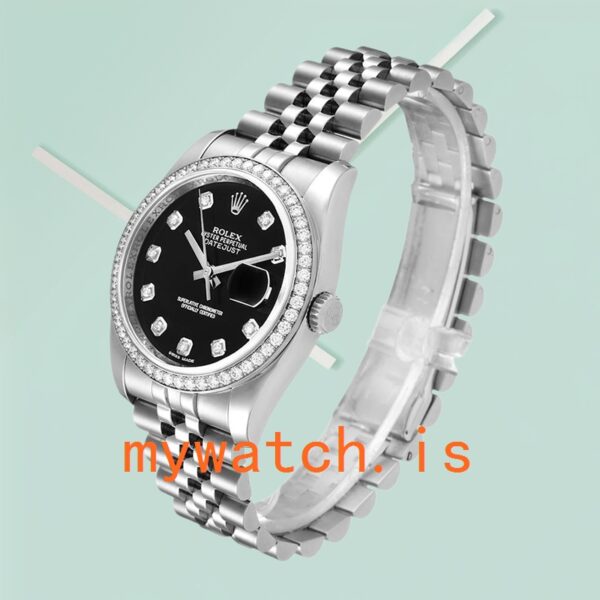 Rolex Datejust 36mm 116244BKDJ Men’s Black Dial - Image 4