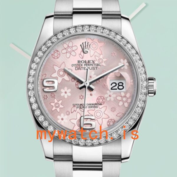 Rolex Datejust 36mm Men’s 116244PFAO Pink Floral Dial
