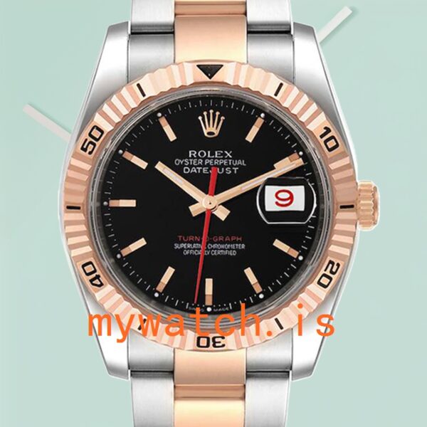 Rolex Datejust Turn-o-graph 36mm 116261 Men’s Silver-tone