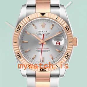 Rolex Datejust Turn-o-graph 116261 36mm Men’s Stainless Steel Silver Dial
