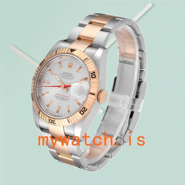 Rolex Datejust Turn-o-graph 116261 36mm Men’s Stainless Steel Silver Dial - Image 2