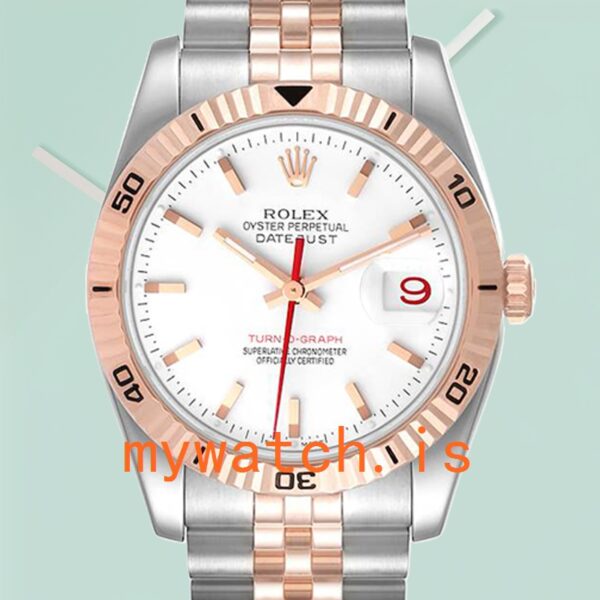 Rolex Datejust Turn-o-graph Men’s 36mm 116261 Silver-tone