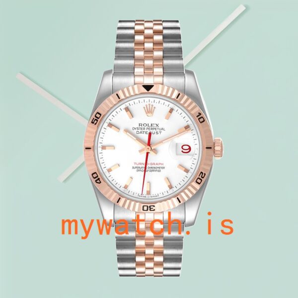 Rolex Datejust Turn-o-graph Men’s 36mm 116261 Silver-tone - Image 3