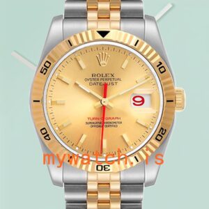 Rolex Datejust Turn-o-graph 36mm Men’s 116263 Champagne Dial Stainless Steel