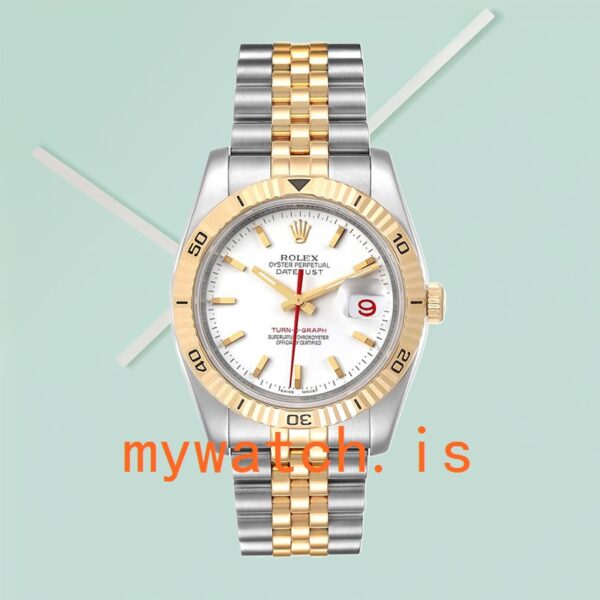 Rolex Datejust Turn-o-graph 116263 36mm Men’s Oyster Bracelet/Jubilee Bracelet - Image 3