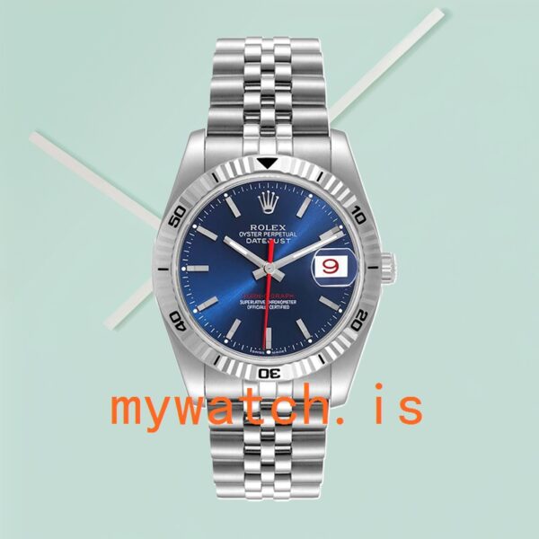 Rolex Datejust Turn-o-graph 116264 36mm Men’s Blue Dial - Image 4