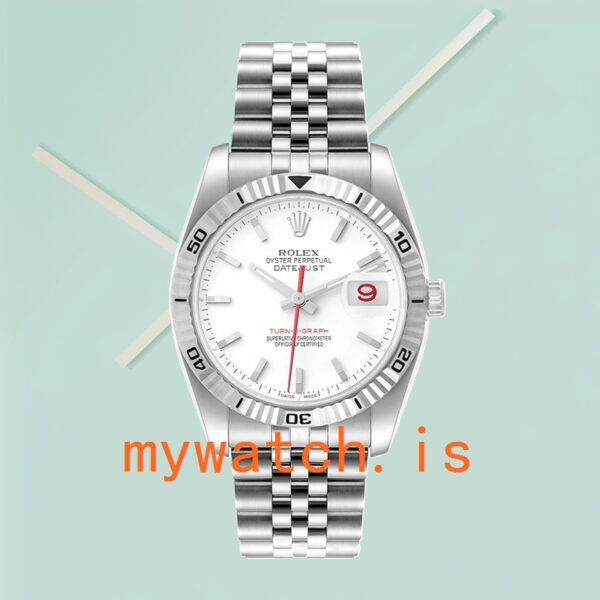 Rolex Datejust Turn-o-graph 36mm Men’s 116264 White Dial - Image 2