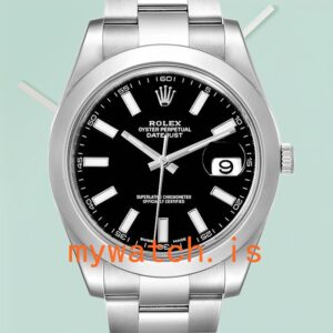 Rolex Datejust Men’s 41mm 116300BKSO Stainless Steel Black Dial