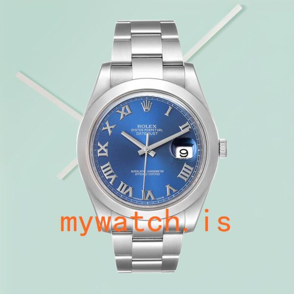 Rolex Datejust Men’s 116300-72210 41mm Stainless Steel Blue Dial - Image 2