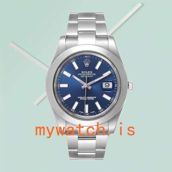 Rolex Datejust 116300BLSO 41mm Men’s Silver-tone - Image 2