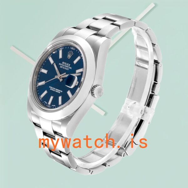 Rolex Datejust 116300BLSO 41mm Men’s Silver-tone - Image 4