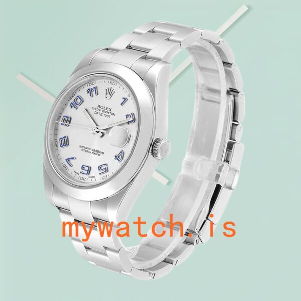 Rolex Datejust 41mm Men’s 116300 Blue Dial Silver-tone - Image 4
