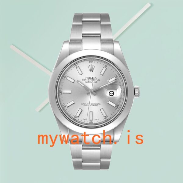 Rolex Datejust 41mm Men’s 116300SSO Silver Dial - Image 2