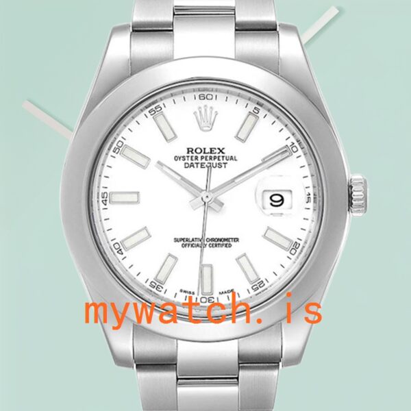 Rolex Datejust Men’s 41mm 116300WSO Silver-tone Stainless Steel