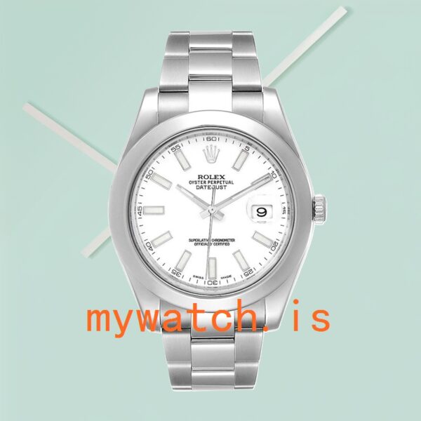 Rolex Datejust Men’s 41mm 116300WSO Silver-tone Stainless Steel - Image 2