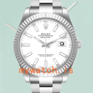 Rolex Datejust 116334 41mm Men’s Silver-tone White Dial