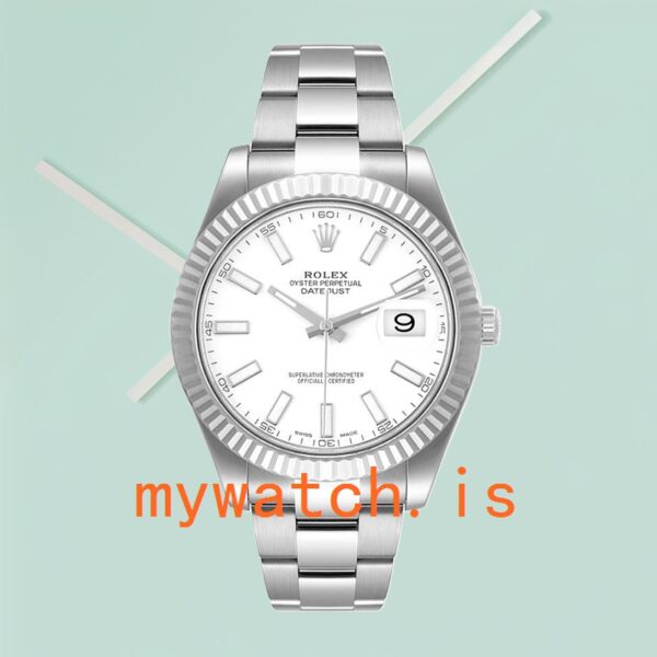 Rolex Datejust 116334 41mm Men’s Silver-tone White Dial - Image 2