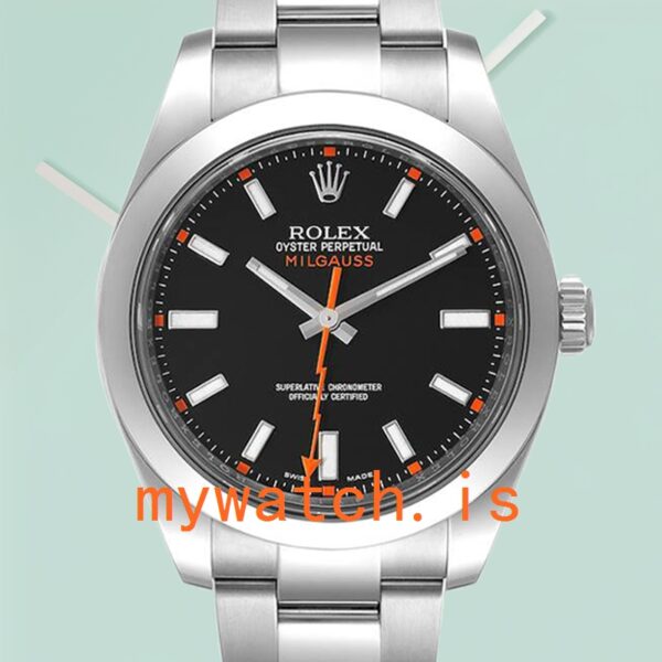 Rolex Milgauss 40mm 116400BKSO Men’s Oyster Bracelet