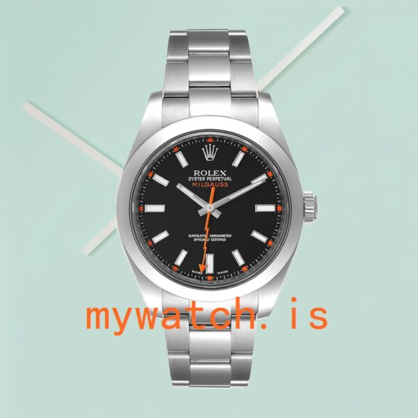 Rolex Milgauss 40mm 116400BKSO Men’s Oyster Bracelet - Image 2
