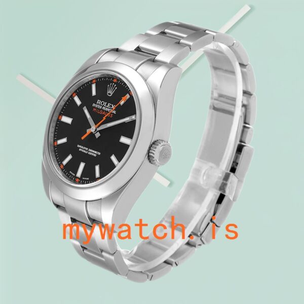 Rolex Milgauss 40mm 116400BKSO Men’s Oyster Bracelet - Image 4