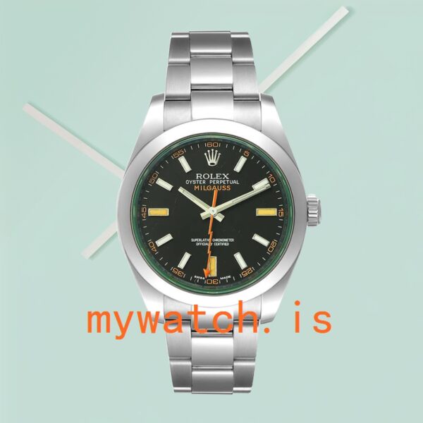 Rolex Milgauss m116400gv-0001 40mm Men’s Oyster Bracelet - Image 4