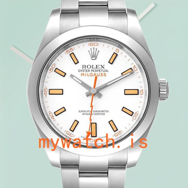 Rolex Milgauss Men’s 40mm 116400-72400 White Dial