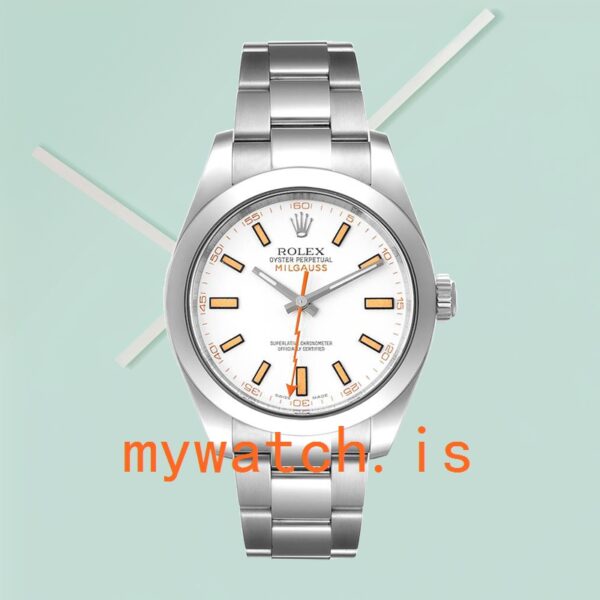 Rolex Milgauss Men’s 40mm 116400-72400 White Dial - Image 2