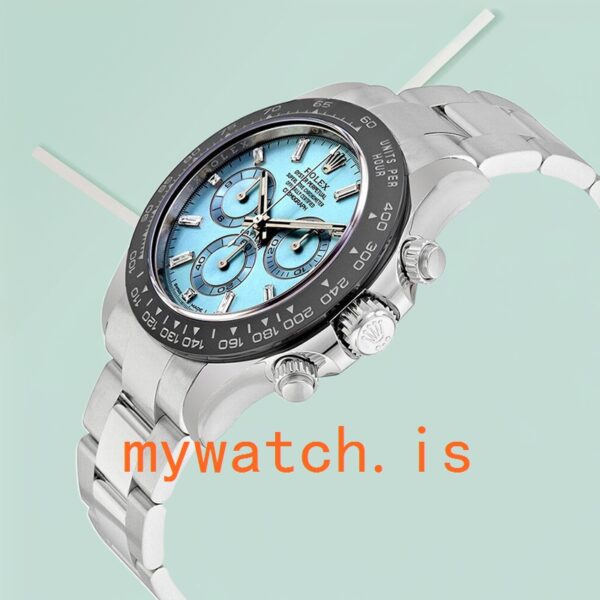 Rolex Daytona 40mm Men’s 116506IBLDO Oyster Bracelet Ice Blue Dial - Image 2