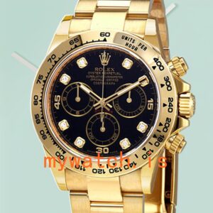 Rolex Daytona Men’s 116508BKDO 40mm Automatic Yellow Gold-tone