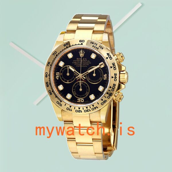 Rolex Daytona Men’s 116508BKDO 40mm Automatic Yellow Gold-tone - Image 2