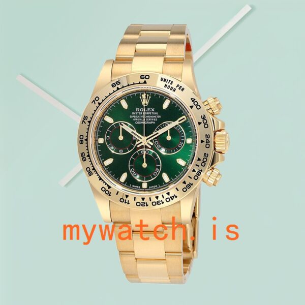 Rolex Daytona 40mm m116508-0013 Men’s Green Dial - Image 3