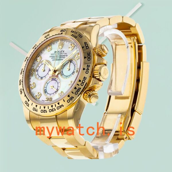 Rolex Daytona 40mm Men’s 116508WMDO Yellow Gold-tone - Image 4