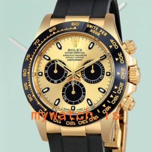 Rolex Daytona 40mm 116518CBKSR Men’s Gold-tone Ceramic Bezel