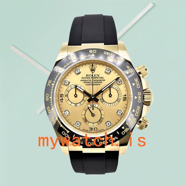 Rolex Daytona 116518CDR 40mm Men’s Monobloc Cerachrom Rubber Band - Image 2