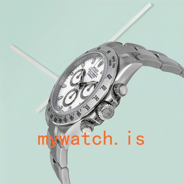 Rolex Daytona Men’s 116520-WSO 40mm Silver-tone - Image 4