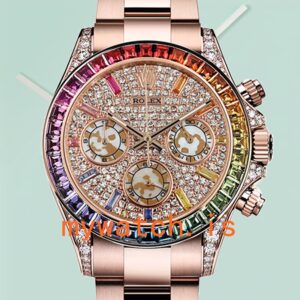 Rolex Daytona 40mm Men’s 116595RBOW Diamond Paved Dial
