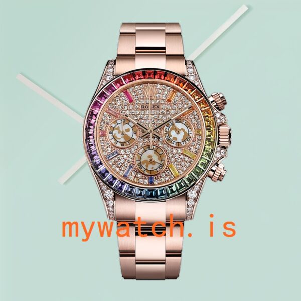 Rolex Daytona 40mm Men’s 116595RBOW Diamond Paved Dial - Image 3