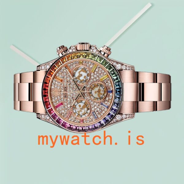Rolex Daytona 40mm Men’s 116595RBOW Diamond Paved Dial - Image 2