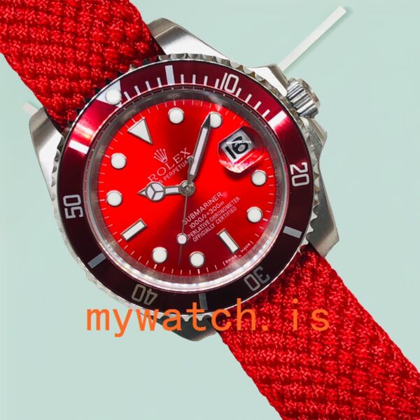 Rolex Submariner 40mm Men’s 116610Coke Automatic Knitted Strap - Image 4