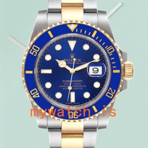 Rolex Submariner 116613LB-97203 Men’s 40mm Blue Dial Silver-tone