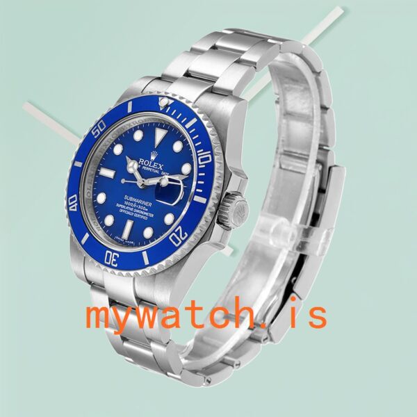 Rolex Submariner 40mm 116619LB-97209 Men’s Blue Dial Silver-tone - Image 3