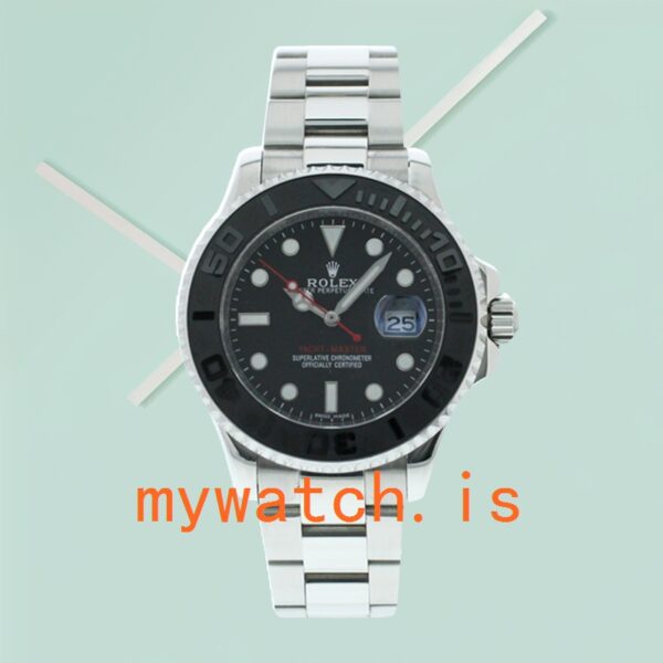 Rolex Yacht-master Men’s 40mm 116622BKSO Oyster Bracelet Automatic - Image 4