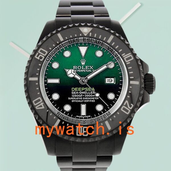 Rolex Deepsea Men’s 116660 44mm Green Dial Oyster Bracelet