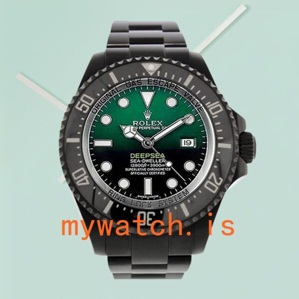 Rolex Deepsea Men’s 116660 44mm Green Dial Oyster Bracelet - Image 2