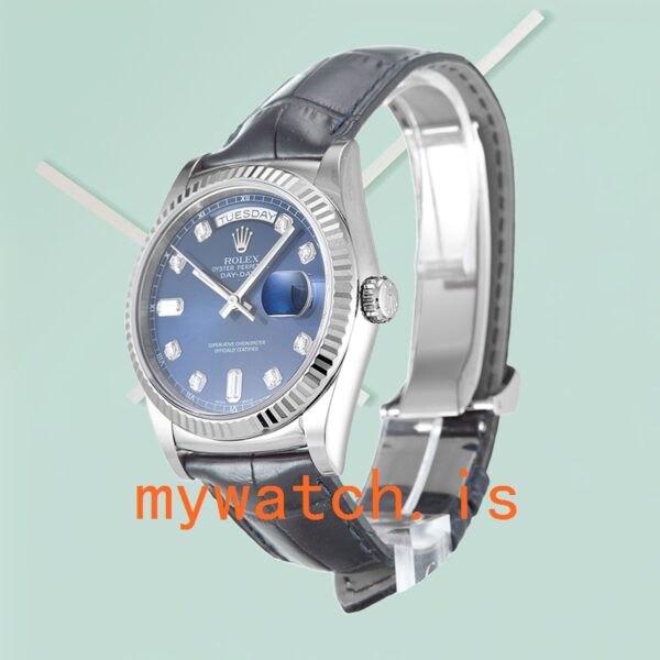 Rolex Day-Date 36mm Men’s 118139 Blue Dial - Image 4